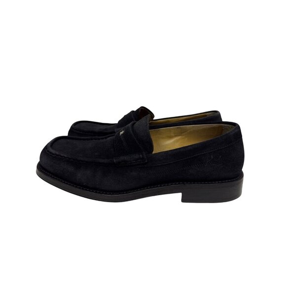 Gianni Versace Men\'s Loafer Shoes Black Suede Flats Medusa Square EU 43.5 US 9.5 main image 13